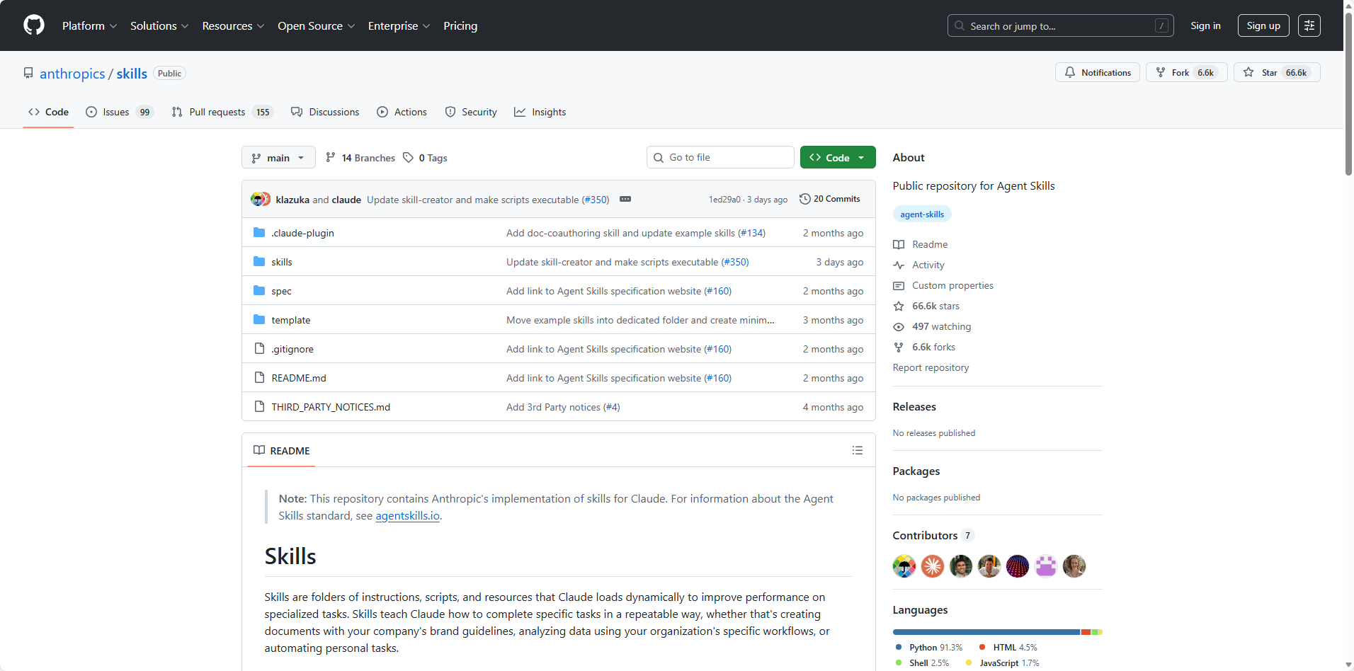 Anthropic's Official Skills Repository