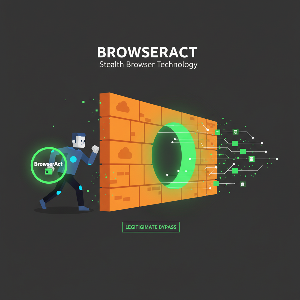 BrowserAct stealth browser bypasses Cloudflare protection for AI agents