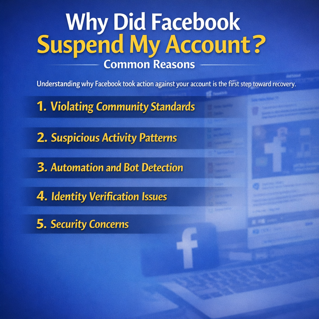 why did facebook suspend my account
