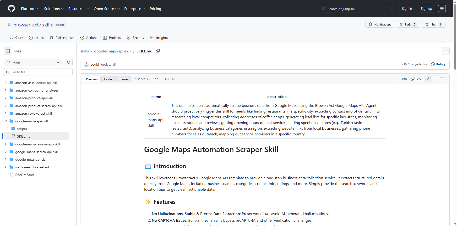 Google Maps API Skill