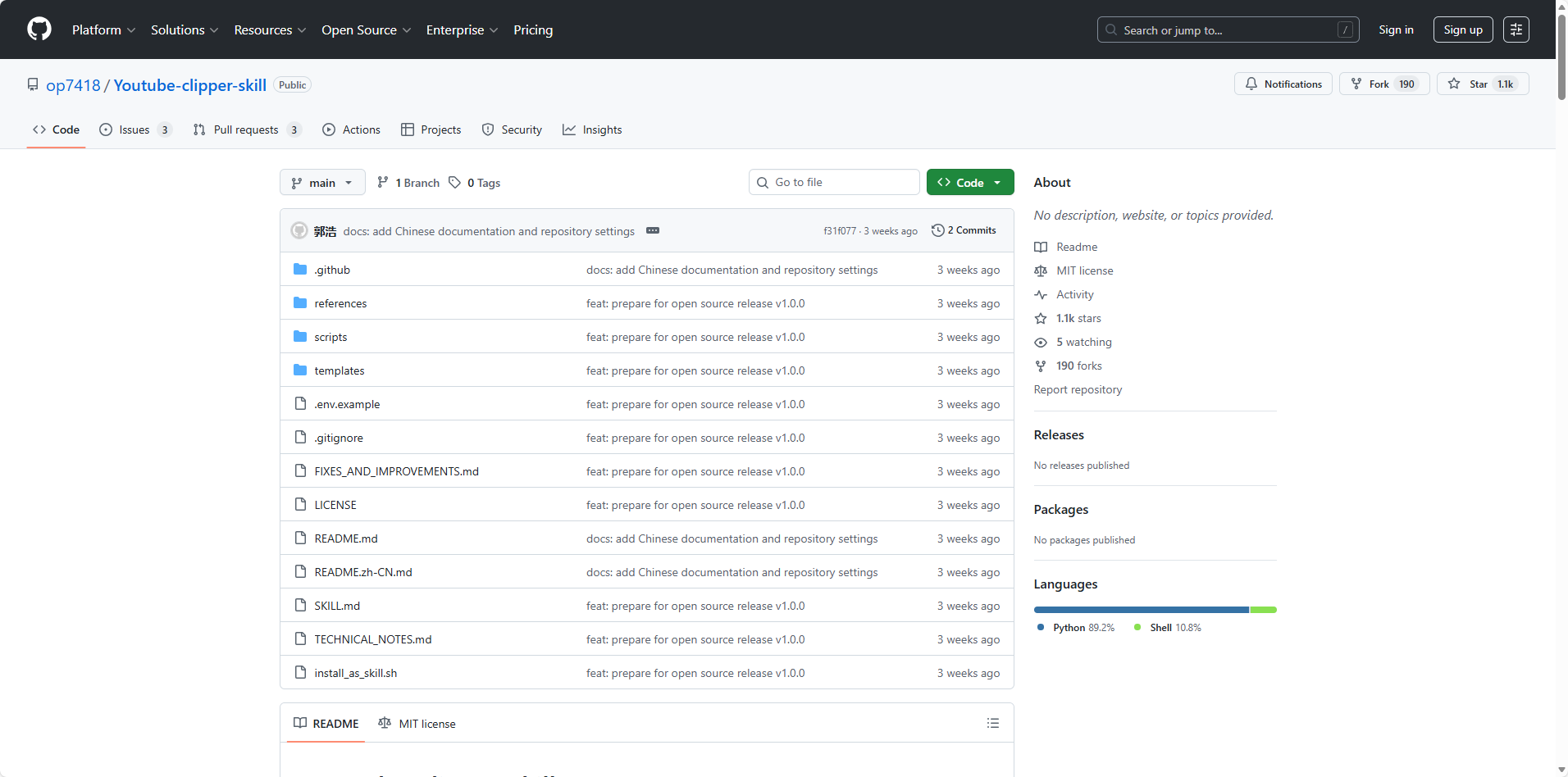 YouTube Clipper Skill