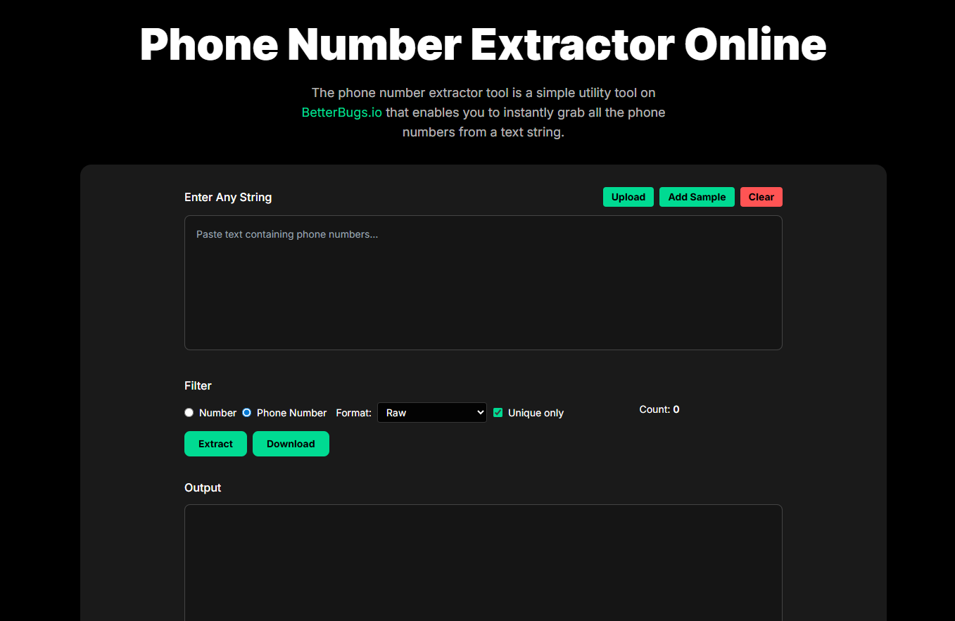 8 Phone extractor