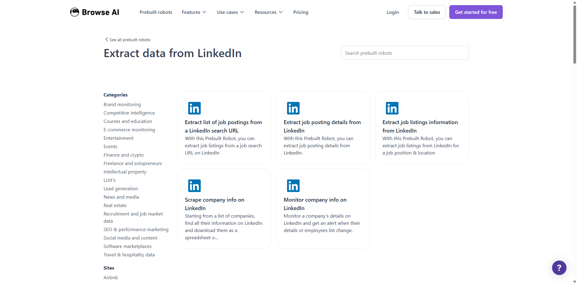 linkedin job scraper