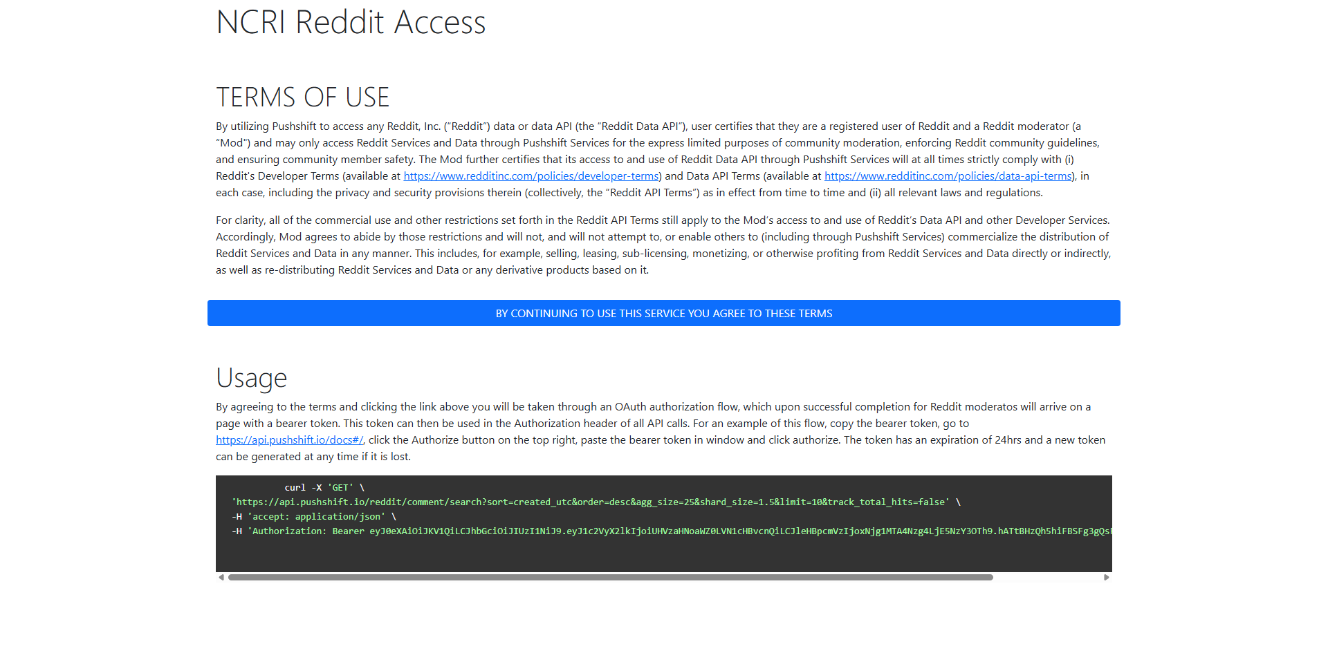 Pushshift reddit scraper