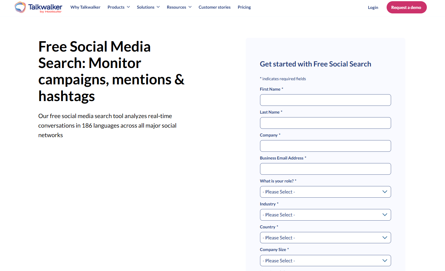 Talkwalker find social media accounts