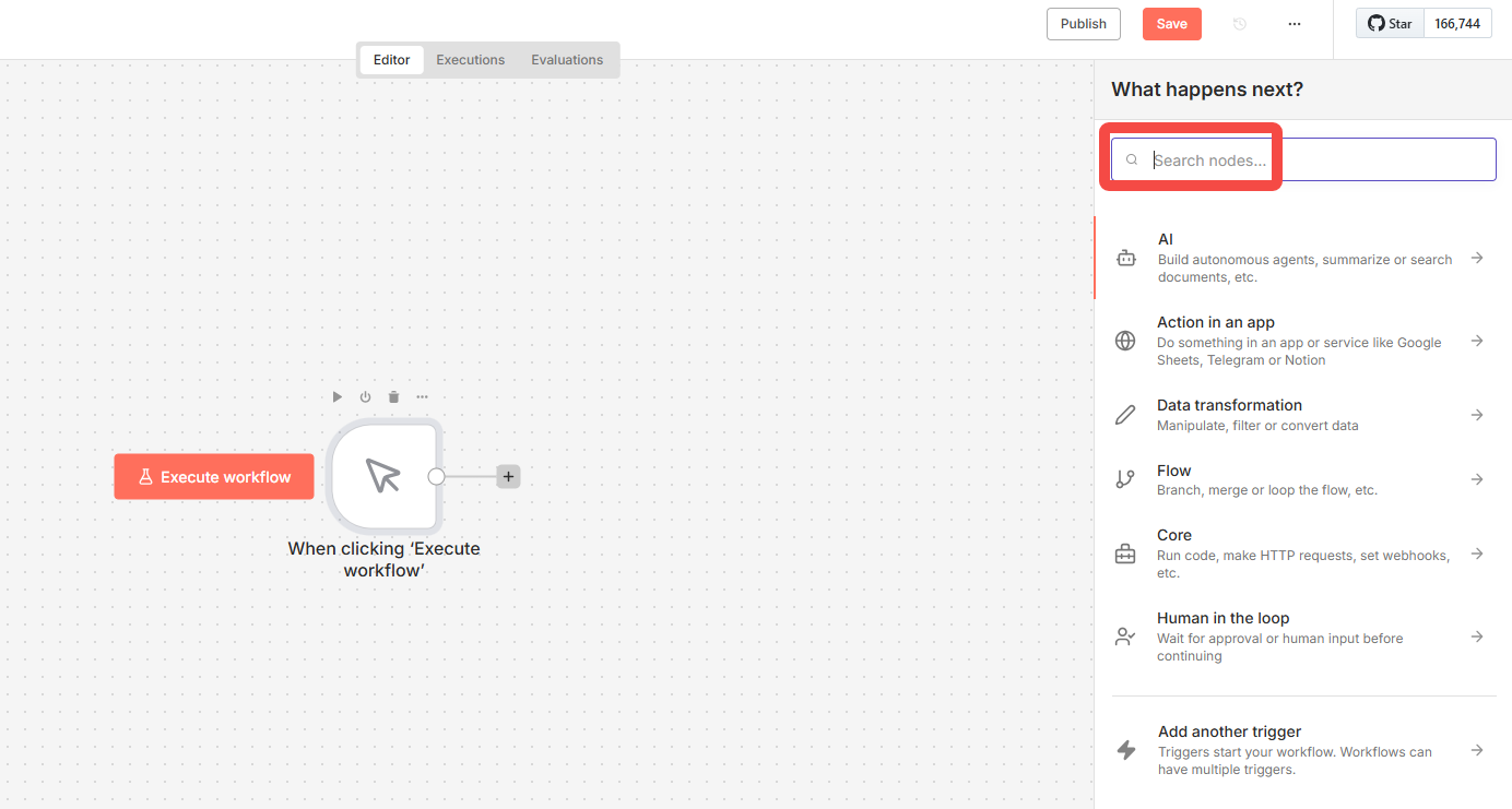 what is n8n action nodes