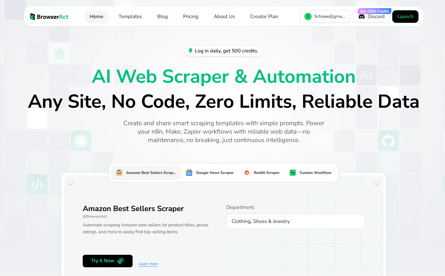 browseract browseract ai web scraper can scrape amazon hq address