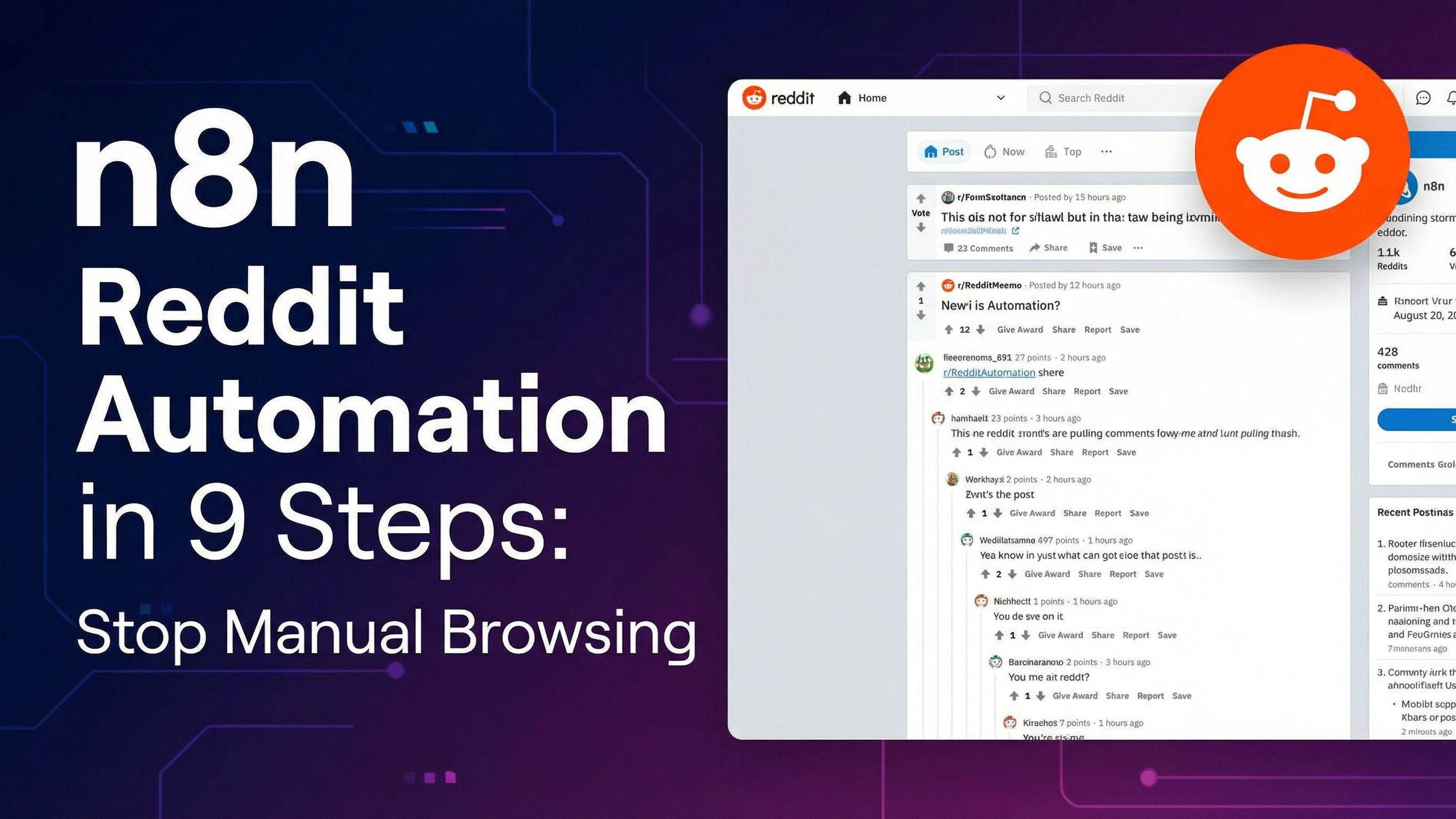 Stop Redir n8n Reddit Automation in 9 Steps: Stop Manual Browsing