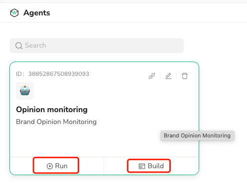 create a new agent