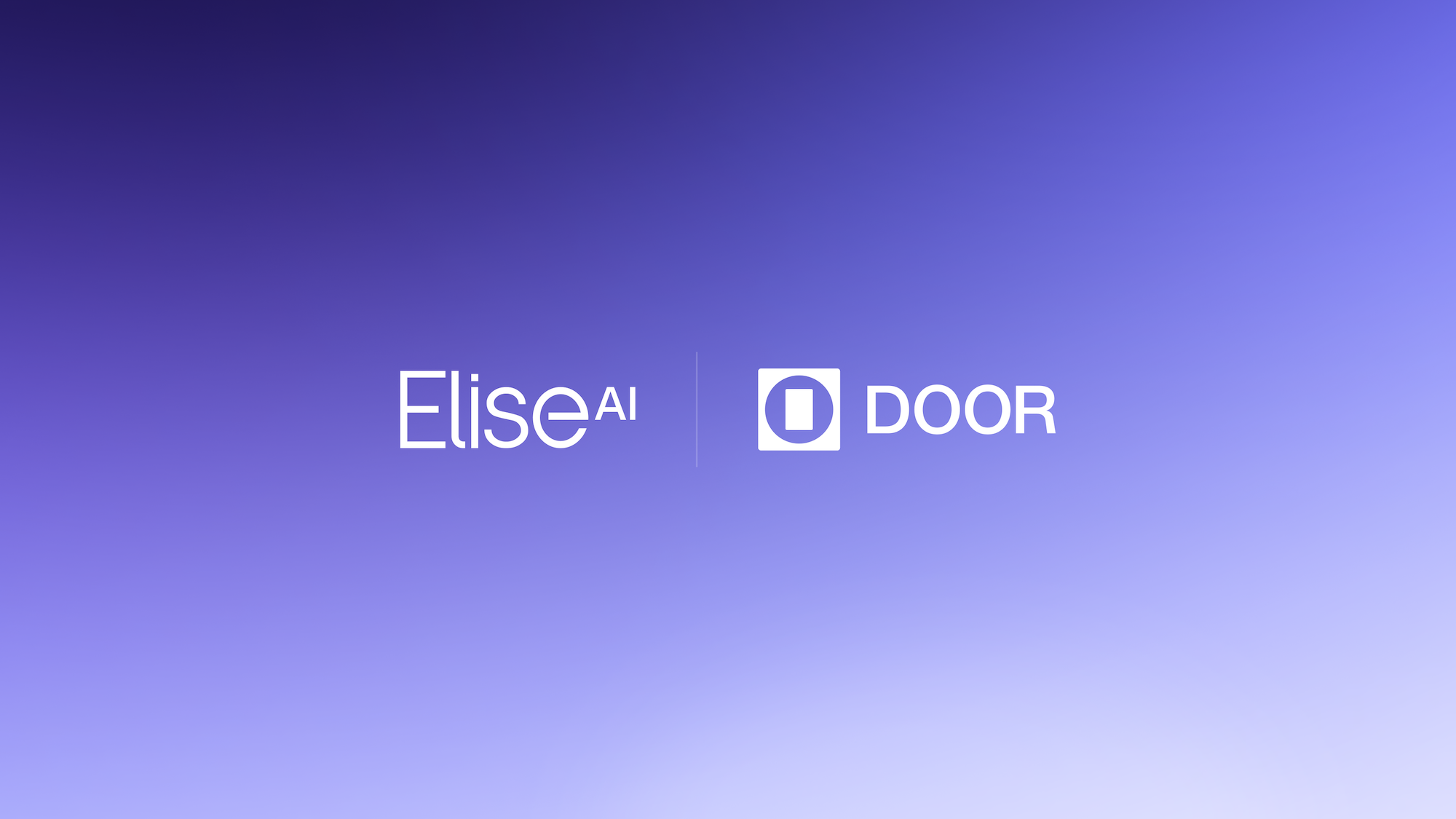 EliseAI and DOOR partnership graphic from the September 24, 2026 announcement. Source: EliseAI.