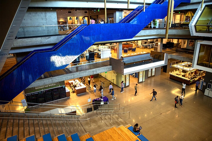 Interior of Intuit’s Mountain View office shown on its careers website
