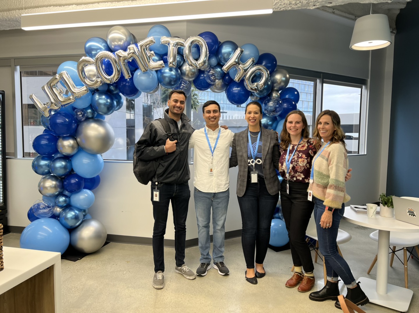 People at Zoom’s San Jose headquarters reopening