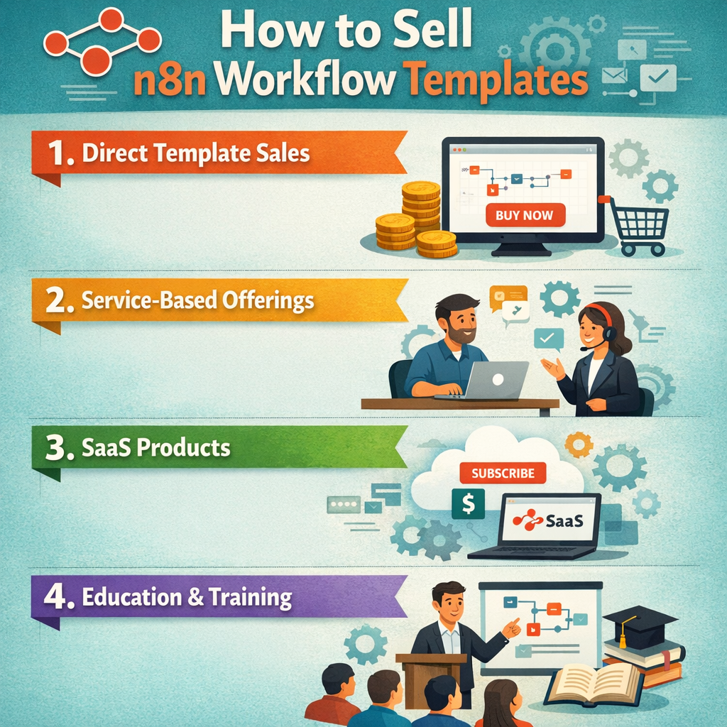 how to make money with n8n and sell n8n workflow
