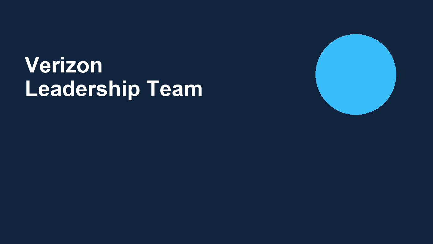 Verizon leadership team