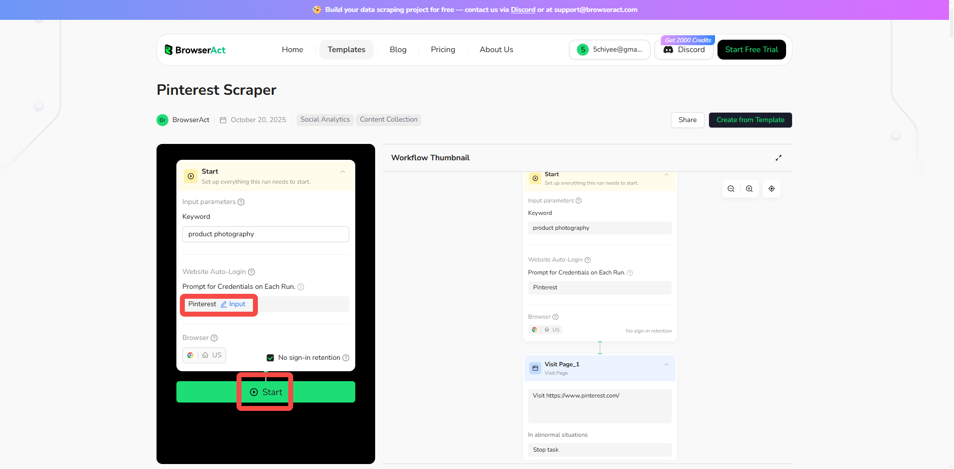 1 browseract pinterest scraper