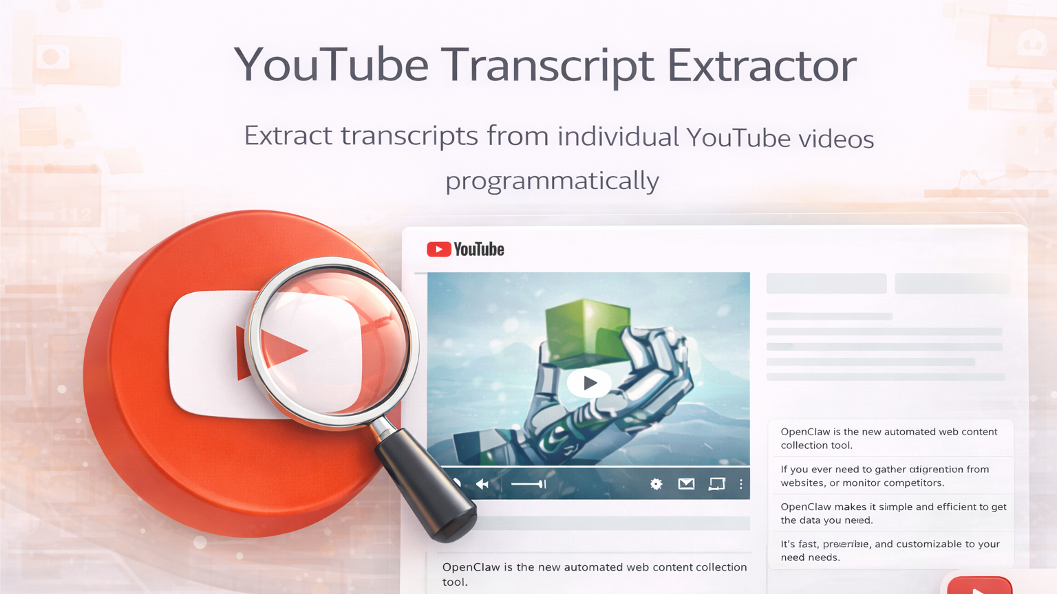 YouTube Transcript Extractor API | Extract Video Transcripts and ...