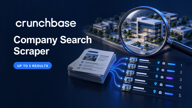 Crunchbase Company Search Scraper cover